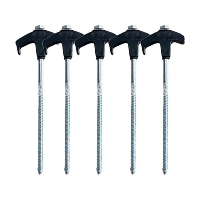 Pro Anchor - 8" Screw In Tent Stakes - Ground Anchors Screw In