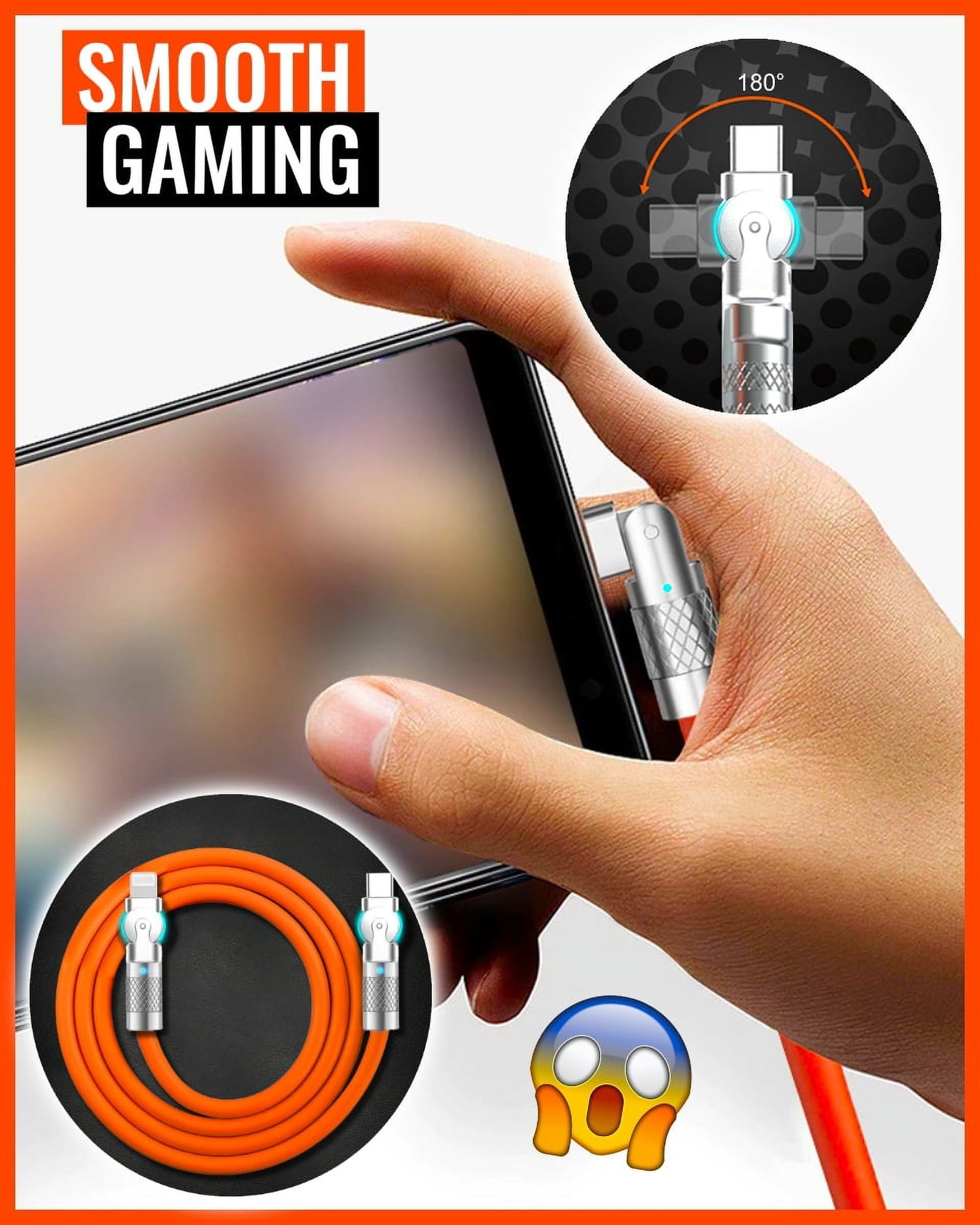 Charge Rolo - 180° Rotating Fast Charge Cable