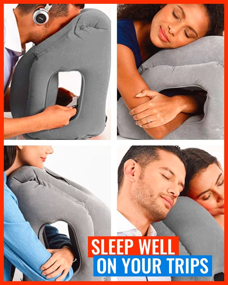 Cuddi Travel - Inflatable Travel Pillow